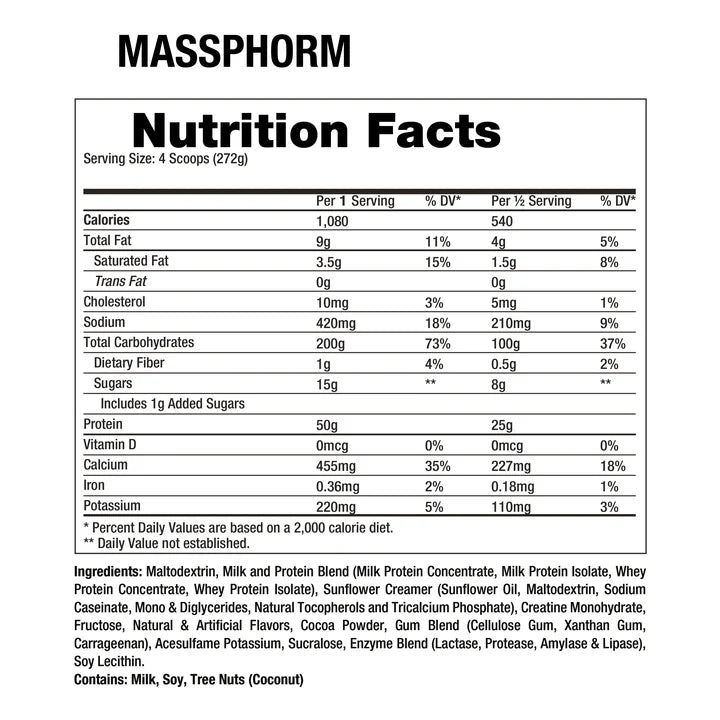 MASS PHORM 5KG + SHAKER DE REGALO + PORTAPROTEINA