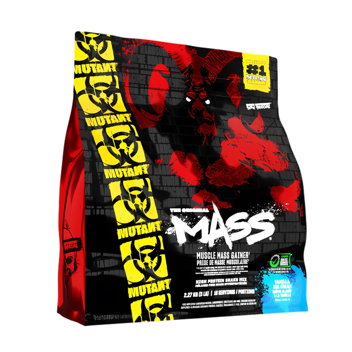 MUTANT MASS 2KG + SHAKER DE REGALO Y PORTAPROTEINA