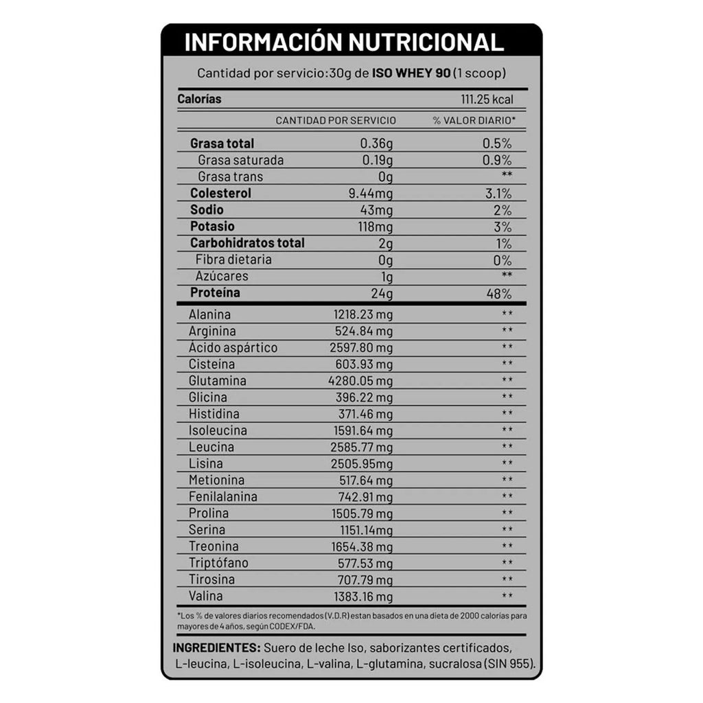 ISO WHEY 90 SABOR CHOCOLATE + SHAKER DE REGALO