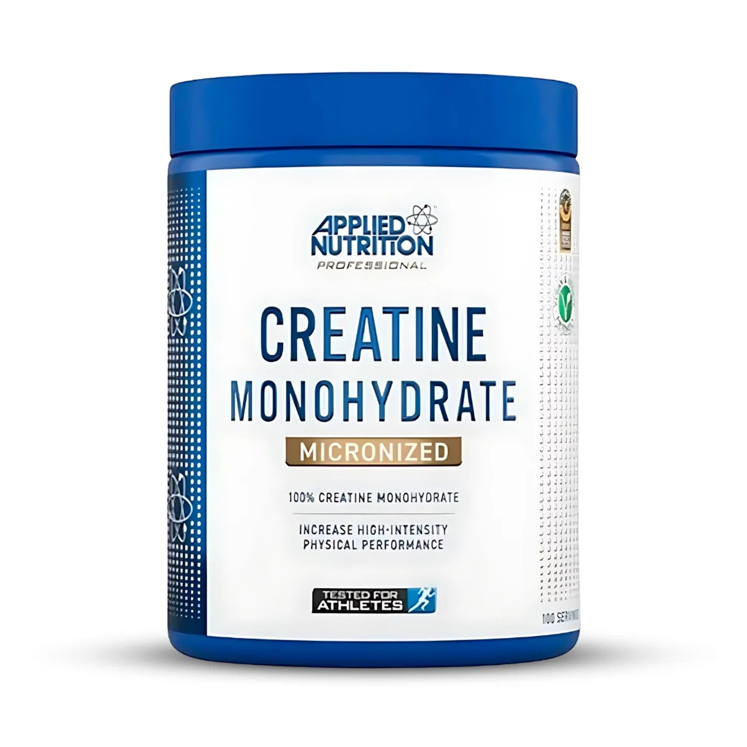 CREATINA MONOHIDRATADA APPLIED NUTRITION 500GR + STRAPS DE REGALO