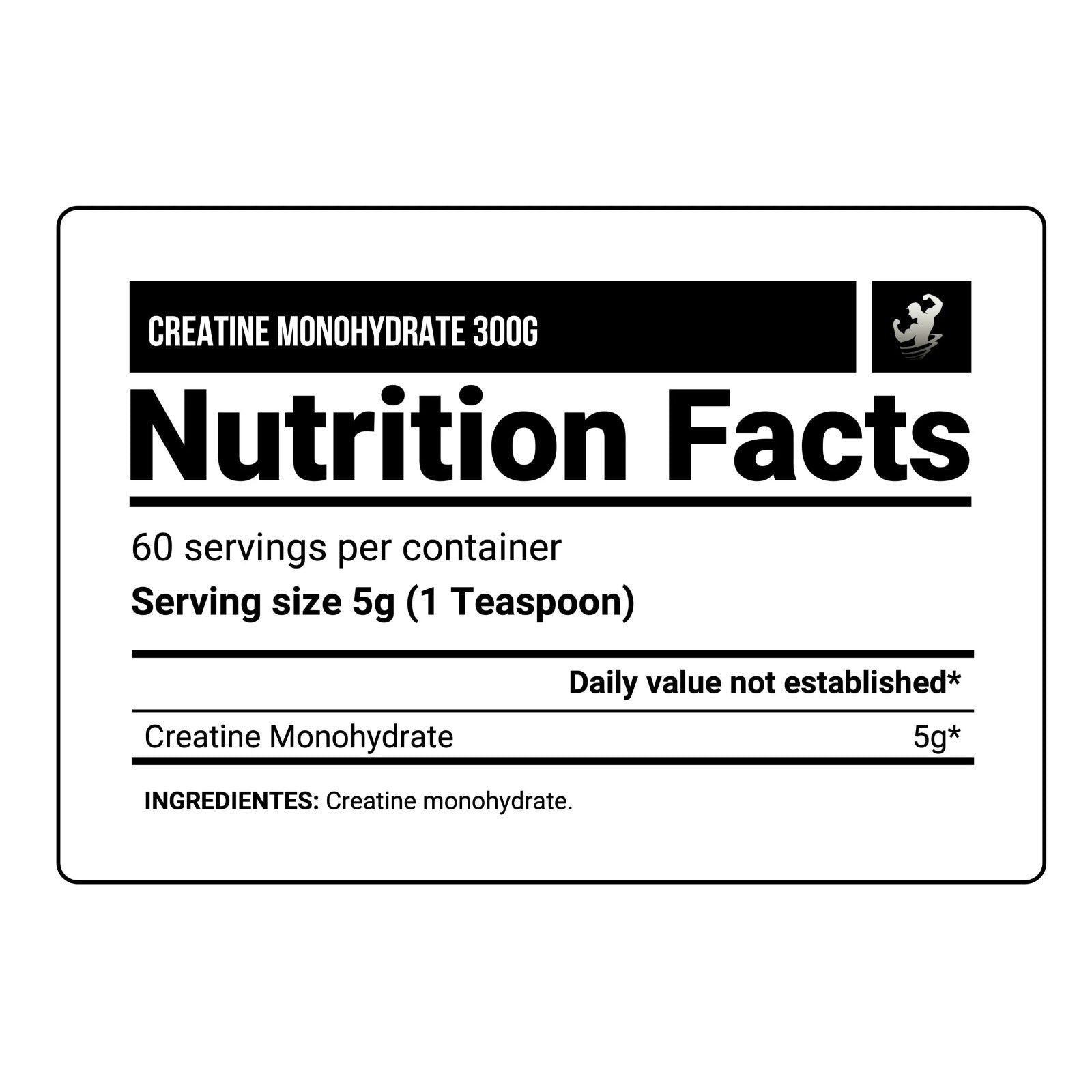 CREATINA ULTIMATE NUTRITION MONOHIDRATADA 300 GR + STRAPS DE REGALO